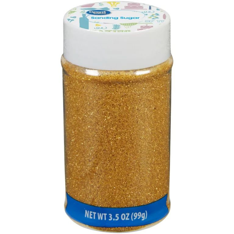 Great Value Gold Sparkling Sugar, 3.5 oz. - Walmart.com | Walmart (US)