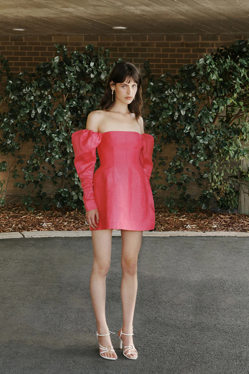 Baret Sleeved Mini Dress | aje. (Australia and New Zealand)