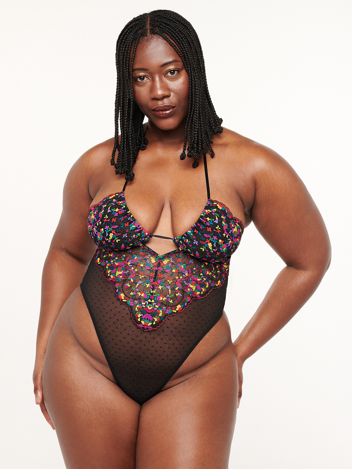 Steamy Floral Lace Teddy | Savage x Fenty - North America