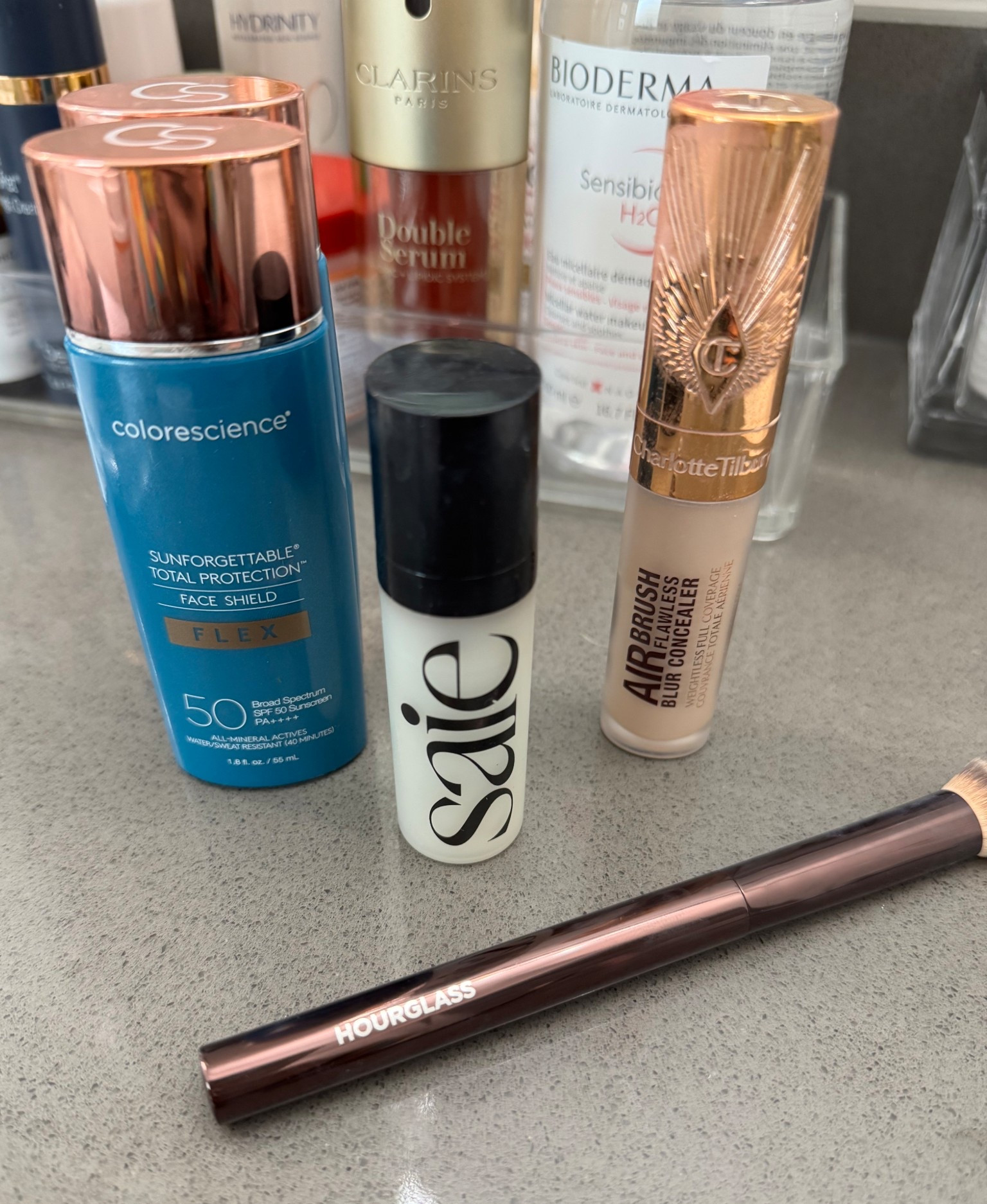 My WFH “Camera On” bare minimum necessities. I mix a small amount of the Saie Sunglow with my Colorscience spf in the light shade. Followed by Charlotte Tilbury long-wear blur concealer in color 3. A little goes a long way! 

#LTKgrwm #LTKmorningroutine #LTKWorkwear