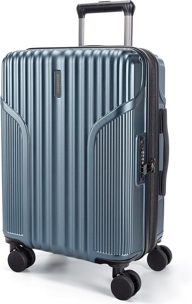 BAGSMART Carry On Luggage 22x14x9 Airline Approved, Lightweight luggage with Spinner Wheels, 20 I... | Amazon (US)