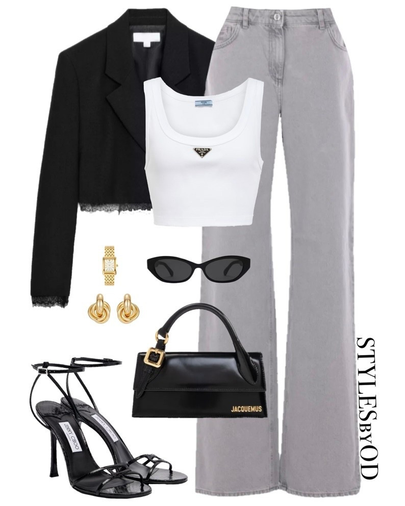 SOPHISTICATED STREET STYLE🏙️

There is something about mixing grey denim with sharp tailoring that just hits different. Styled with the structured silhouette of this cropped blazer, it adds just the right amount of polish to a classic white tank and flares ✨ This is the ultimate outfit for when you want to look effortlessly put-together without trying too hard🖤

#LTKstyletip #LTKfashion


#LTKSeasonal #LTKootd #LTKSpringSale