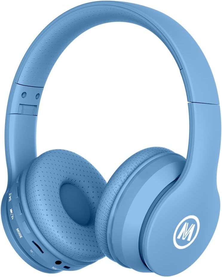 Amazon.com: Mokata Headphones Bluetooth Wireless/Wired Kids Volume Limited 94 /110dB Over Ear Fol... | Amazon (US)