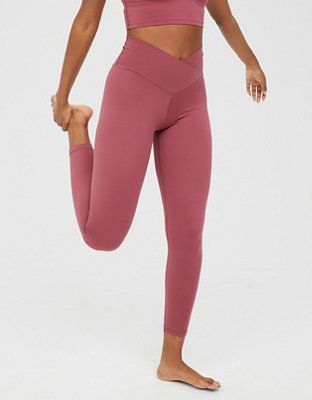 OFFLINE Real Me High Waisted Crossover Legging | American Eagle Outfitters (US & CA)