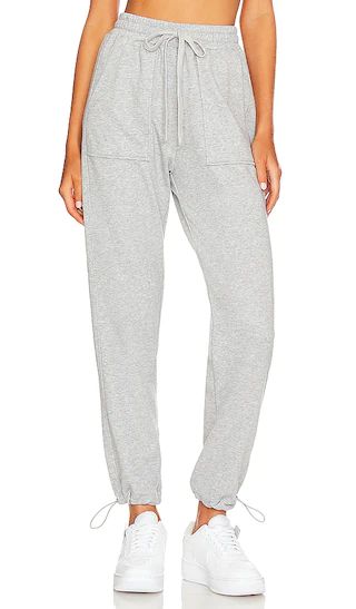 Gloria Jogger Pant in Grey | Revolve Clothing (Global)