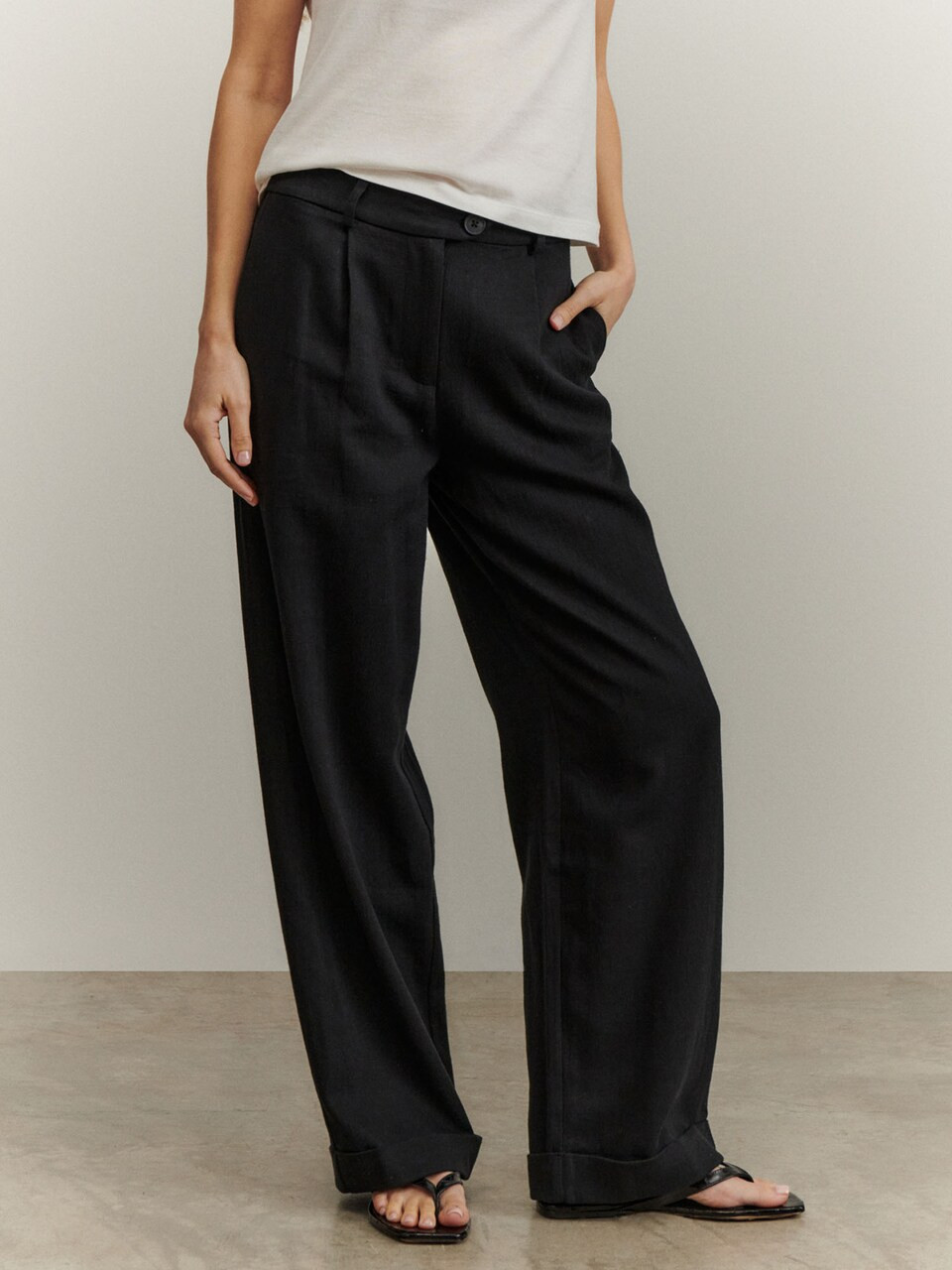 Wide Leg Hose 'Marlena' | ABOUT YOU (DE)
