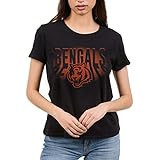 Junk Food Clothing x NFL - Cincinnati Bengals - Team Spotlight - Women's Short Sleeve Fan T-Shirt - Size Small | Amazon (US)