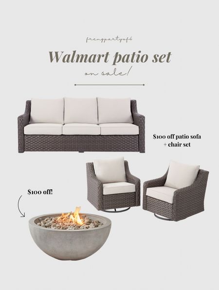 The viral Walmart patio set is still on sale! This darker color is still available and includes covers. We have the lighter color and it’s such great quality!

#LTKhome #LTKsalealert #LTKSeasonal