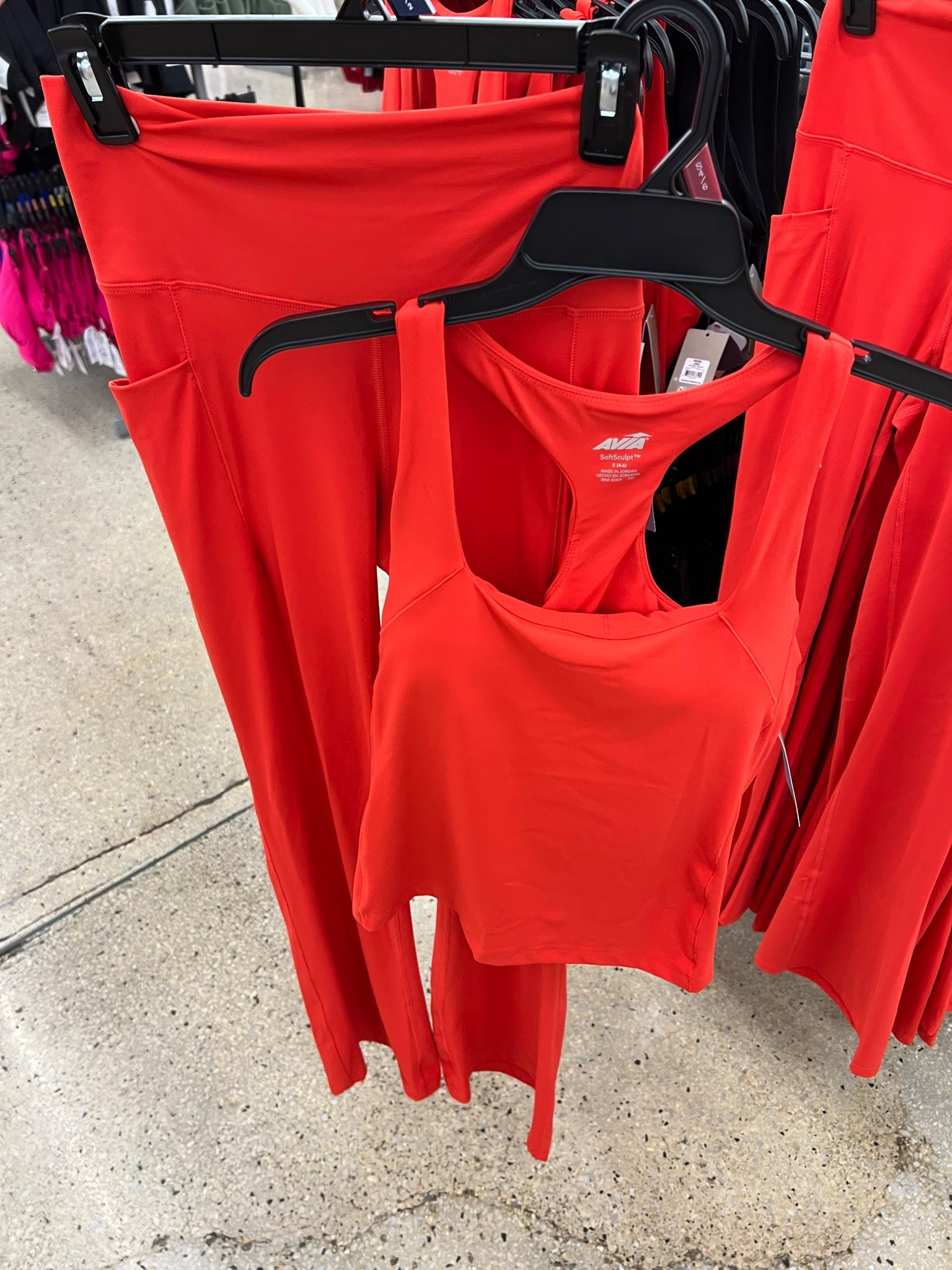 Walmart softsculpt flare leggings and padded bra tank. I’m 5’8” and the leggings are just an inch too short for me. #walmartfashion 

#LTKActive