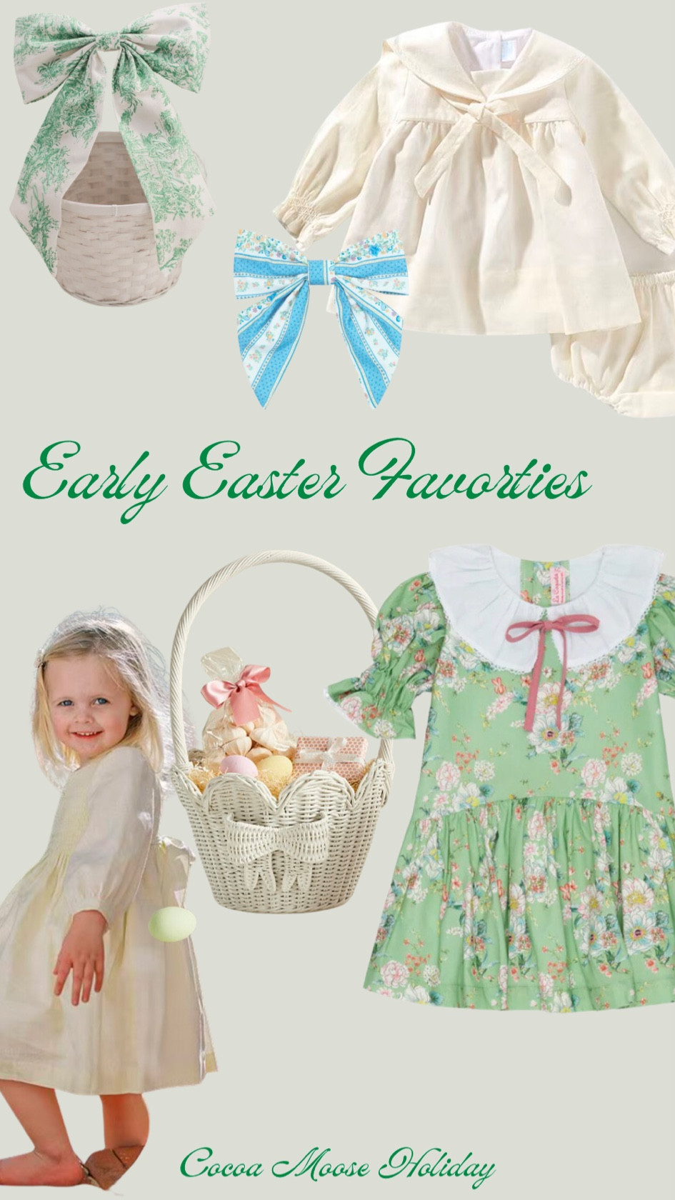 Early Easter outfits and Easter baskets, little girl Easter, girl Easter outfit, toddler girl Easter outfit, Easter Sunday dress, church dress, Easter baskets, pottery barn, baby Easter set, Easter bow, spring outfit 


#LTKBaby #LTKKids #LTKFamily