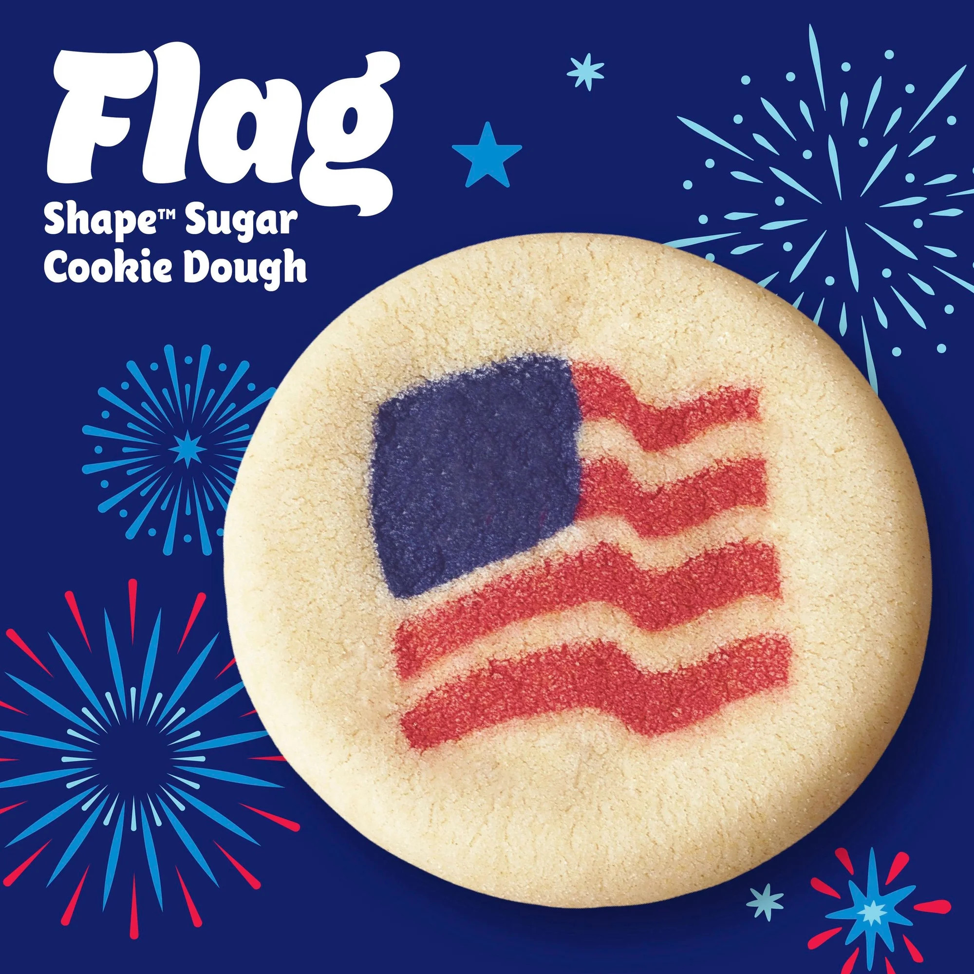 Pillsbury Ready to Bake! Salute To Service Shape Sugar Cookie Dough, 20 Cookies, 9.1 oz | Walmart (US)