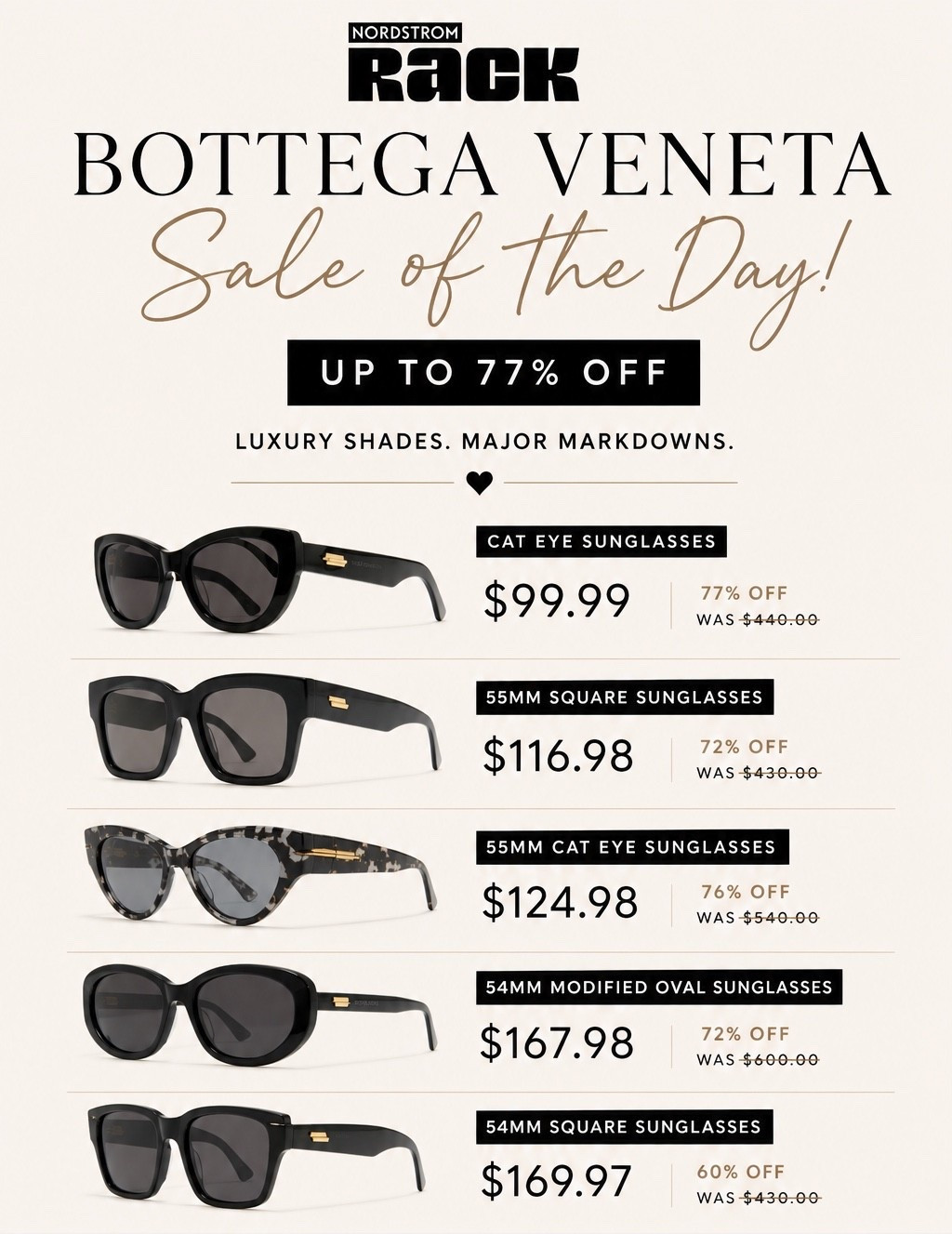 Bottega Veneta sunglasses sale, Nordstrom Rack designer deals, luxury sunglasses under $200, Bottega cat eye sunglasses, designer eyewear sale, affordable luxury fashion, summer sunglasses trends, black designer sunglasses, luxury accessories on sale, Nordstrom Rack finds, designer deals of the day, women's sunglasses fashion, luxury style for less, discounted designer sunglasses, Bottega Veneta eyewear.

#LTKSaleAlert