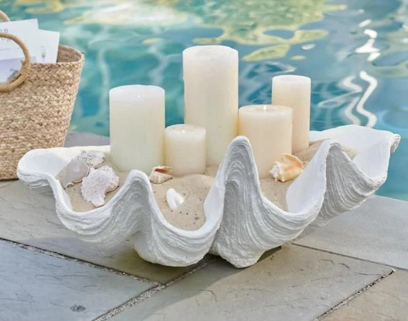 Resin Giant Clam Shell Centerpiece: Beach Wedding Table Decor - Etsy | Etsy (Global)