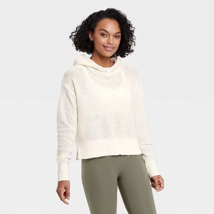 Women's Hooded Pullover Sweater - All in Motion™ | Target