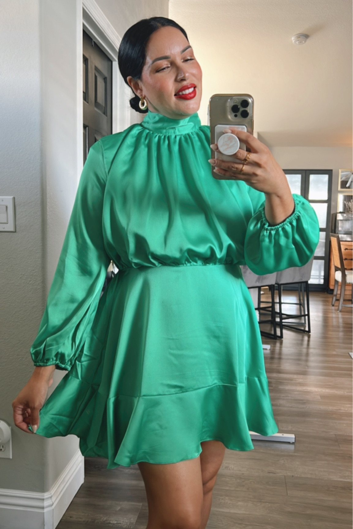 This is the perfect jewel toned dress 👗  

#LTKunder50 #LTKstyletip #LTKSeasonal