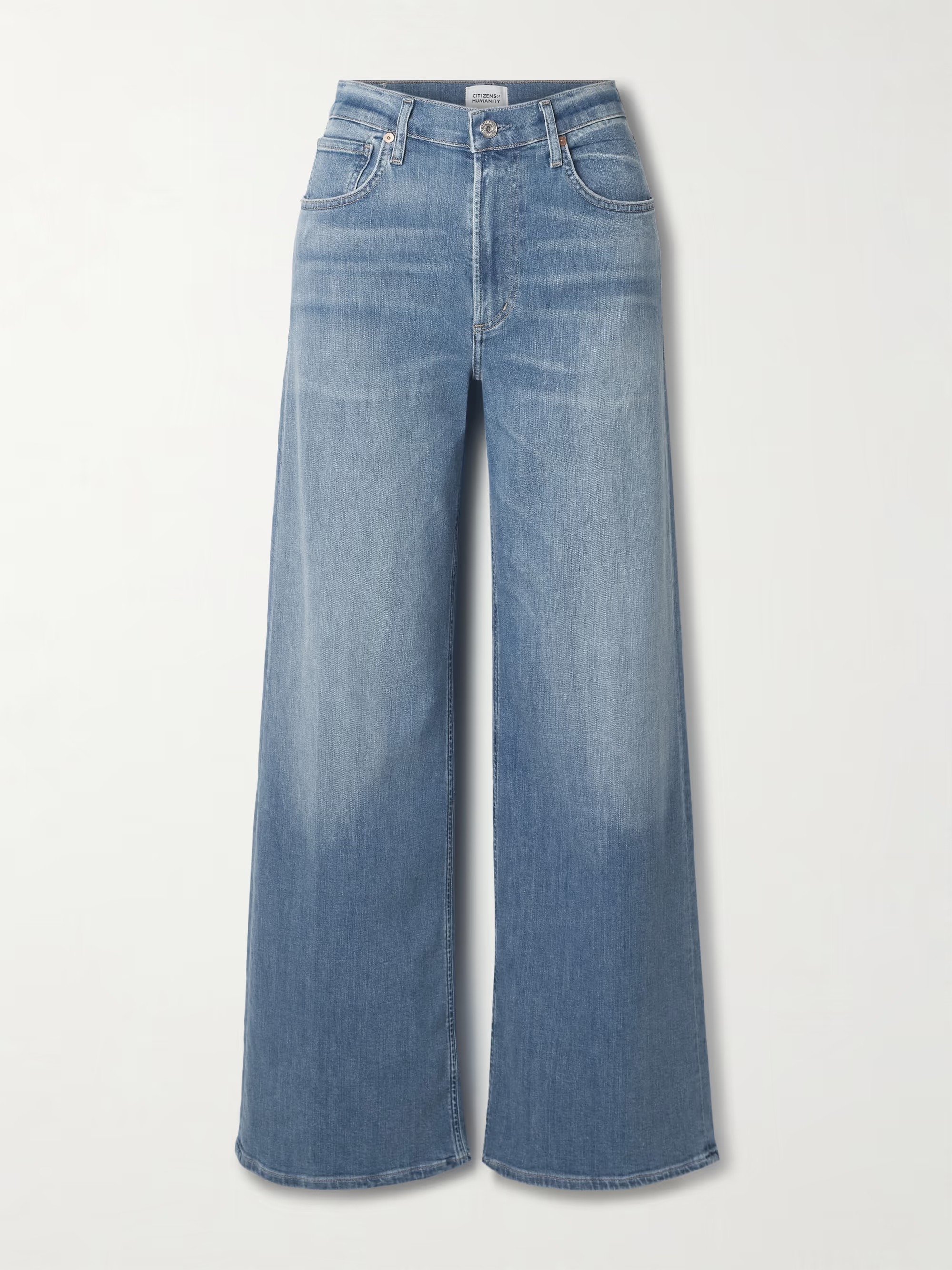 Lyra Long mid-rise wide-leg jeans | NET-A-PORTER (US)