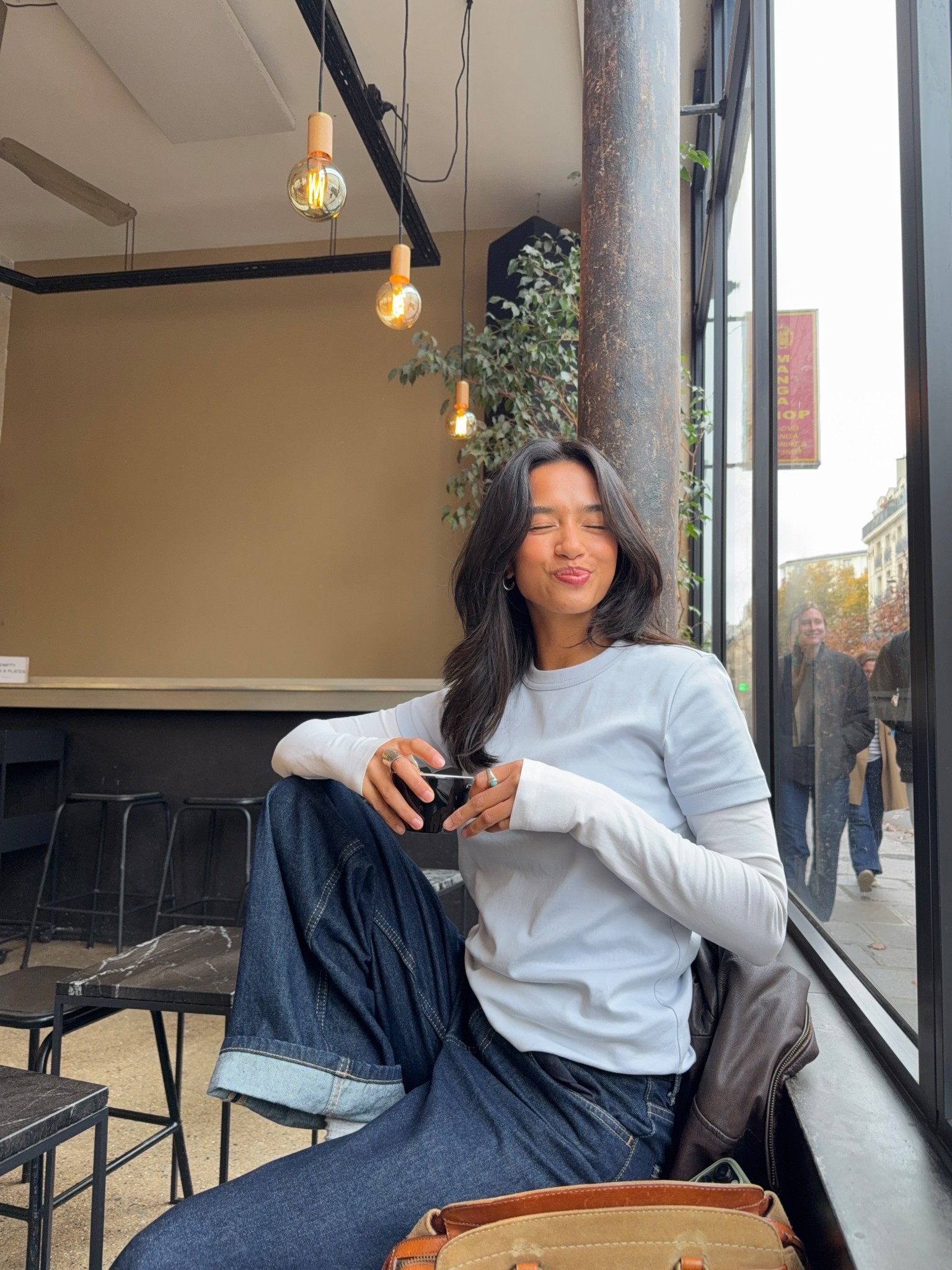 For me its all about basics. 
T-shirt is Uniqlo of course! I couldn’t find this colour onsite but ive linked a green colour which would also be cute with this outfit! 

#LTKpetite #LTKeurope #LTKstyletip