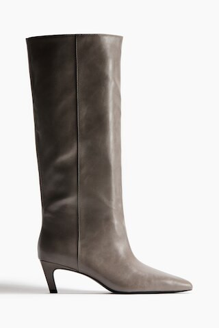 H & M - Pointed Boots - Gray | H&M (US + CA)