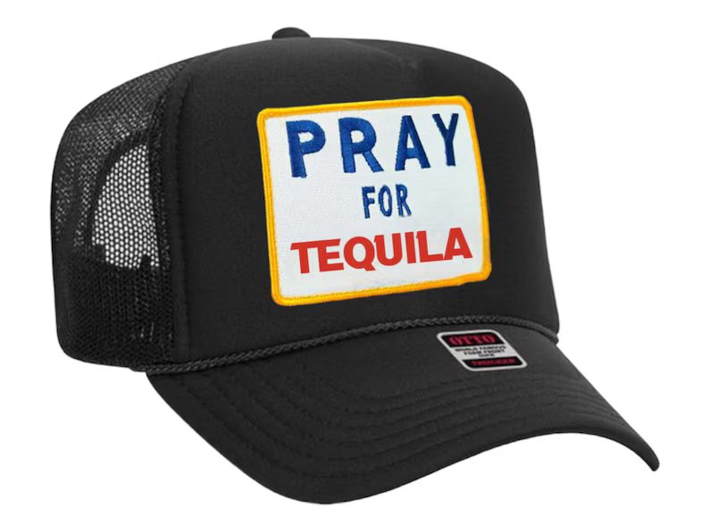 Pray For Tequila  Trucker Hat with Embroidered Patch - Mexico-Bachelorette & bachelor Party- Part... | Etsy (US)