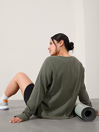 Coaster Luxe Recover High Hip Sweatshirt | Athleta