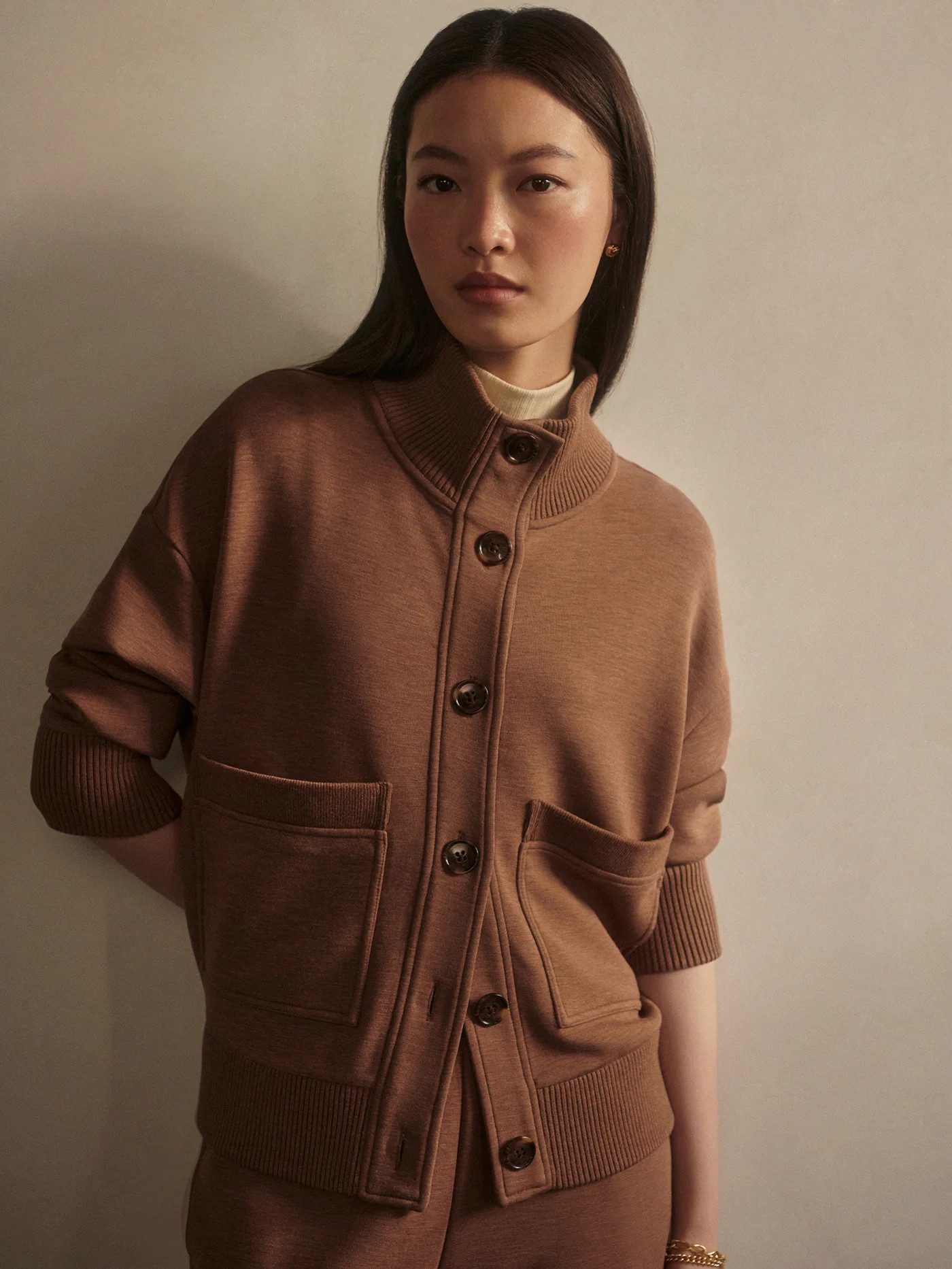 Sabrina Button-Through Sweat | Varley US