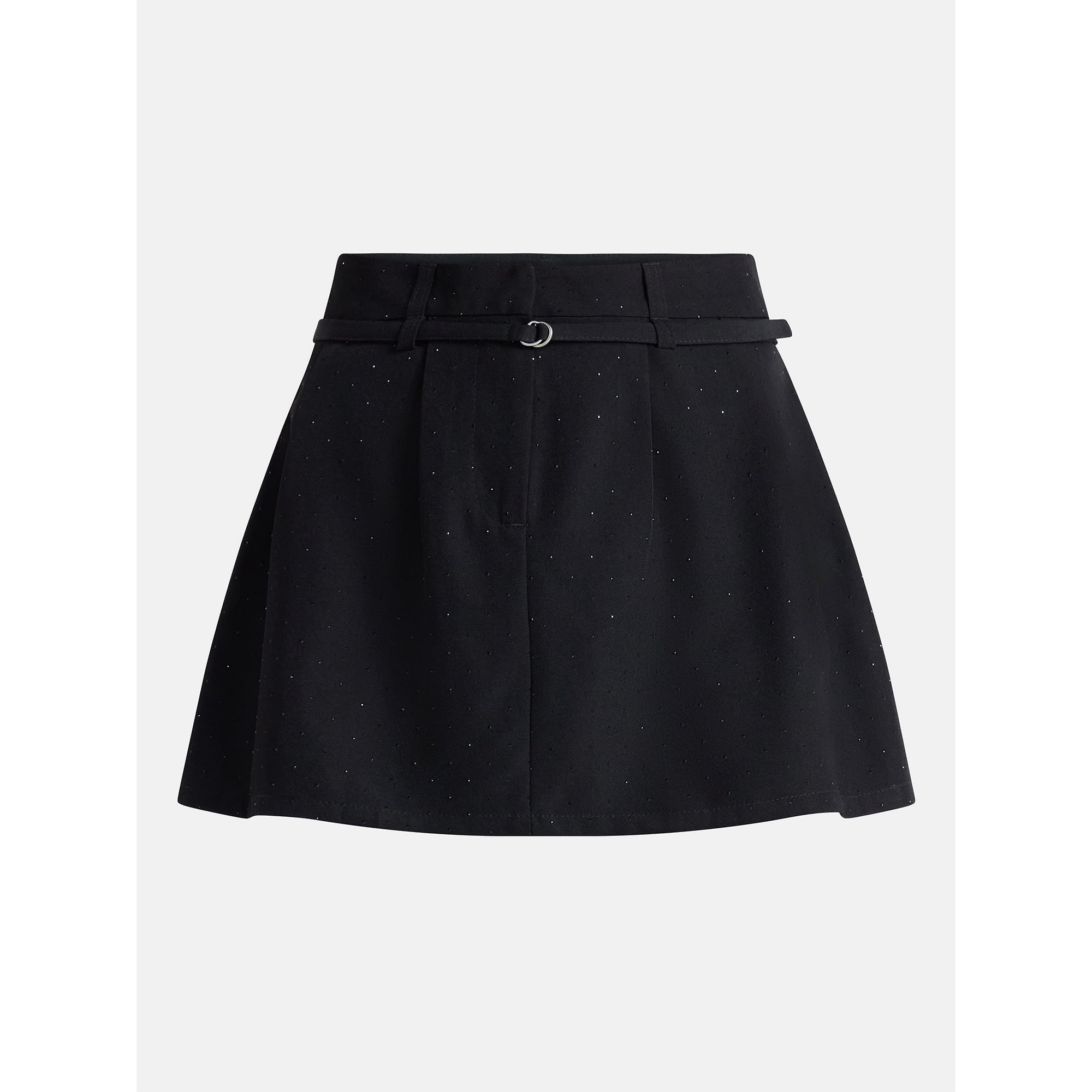 No Boundaries Embellished Pleated Mini Skirt, Women's - Walmart.com | Walmart (US)