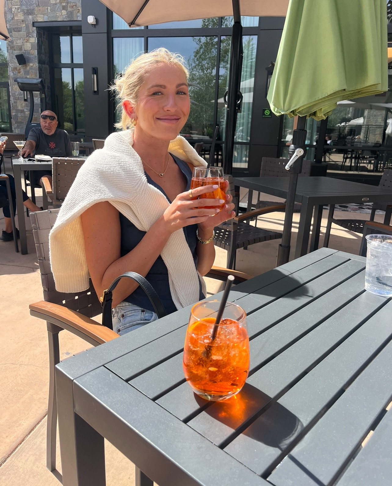 loves a sweater throw over the shoulders 

#LTKSeasonal #LTKSummerSales #LTKFindsUnder100