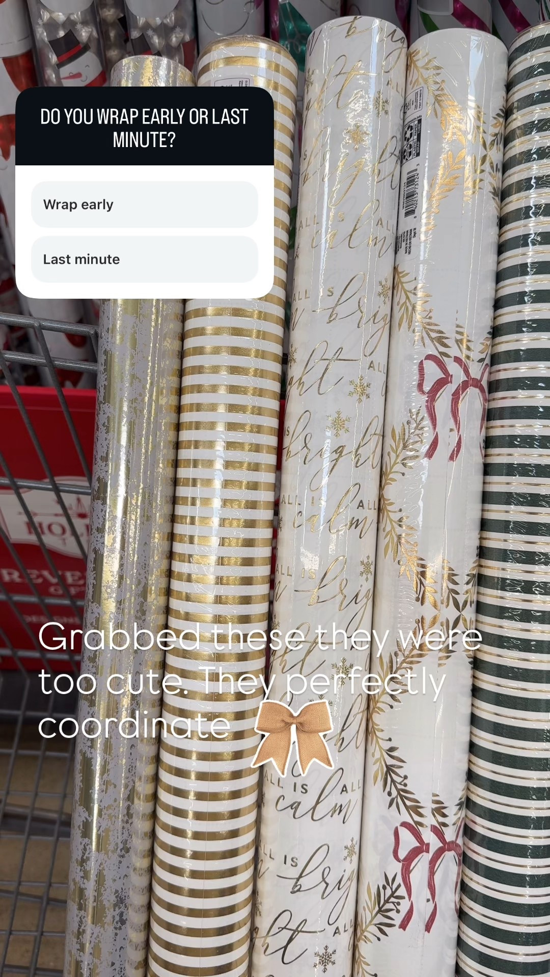 Pretty Christmas wrapping paper that makes your gifts look extra special 🎄 Clean patterns, festive colors, and a timeless holiday feel for effortless gift wrapping.

Gift wrapping essentials, Christmas wrapping paper, holiday wrapping paper, festive gift wrap, elegant Christmas gift wrap, classic holiday wrapping paper, neutral Christmas wrapping paper, modern Christmas gift wrap, affordable holiday wrapping paper, Christmas packaging ideas, gift wrapping inspiration, LTK Christmas finds, LTK holiday decor, Christmas aesthetic wrapping paper, seasonal gift wrap, minimalist Christmas wrapping paper, Walmart wrapping paper, Christmas gift presentation ideas, trending holiday wrapping paper, wrapping paper for Christmas gifts

#LTKHoliday #LTKFindsUnder50