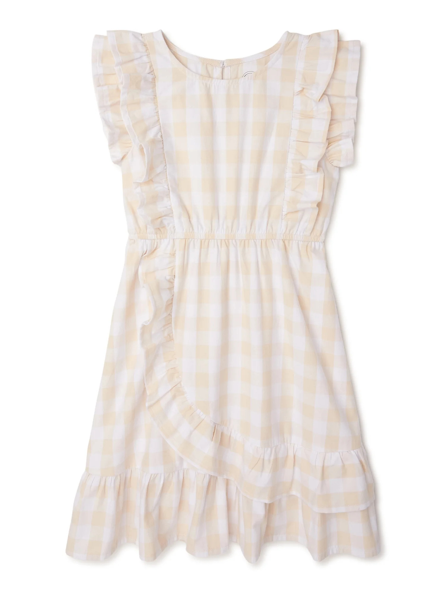 Wonder Nation Girls’ Ruffle Dress Sizes 4-18 & Plus | Walmart (US)