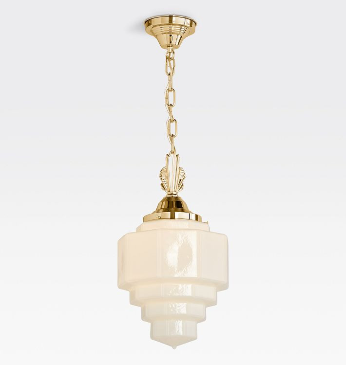 Hollywood 6" Fitter Winged Chain Pendant | Rejuvenation