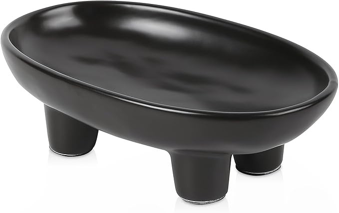 Sureasy Ceramic Fruit Bowl for Kitchen Counter, Decorative Bowl for Home Décor, Modern Pedestal ... | Amazon (US)