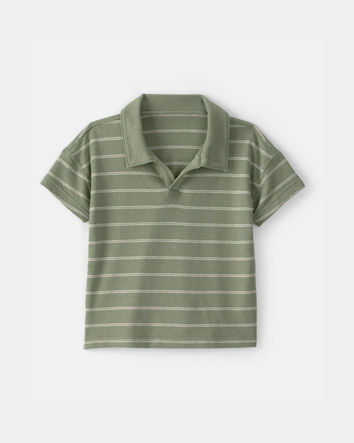 Toddler Boy Striped Polo Shirt - Olive - OshKosh B'gosh | Carter's | Carter's Inc