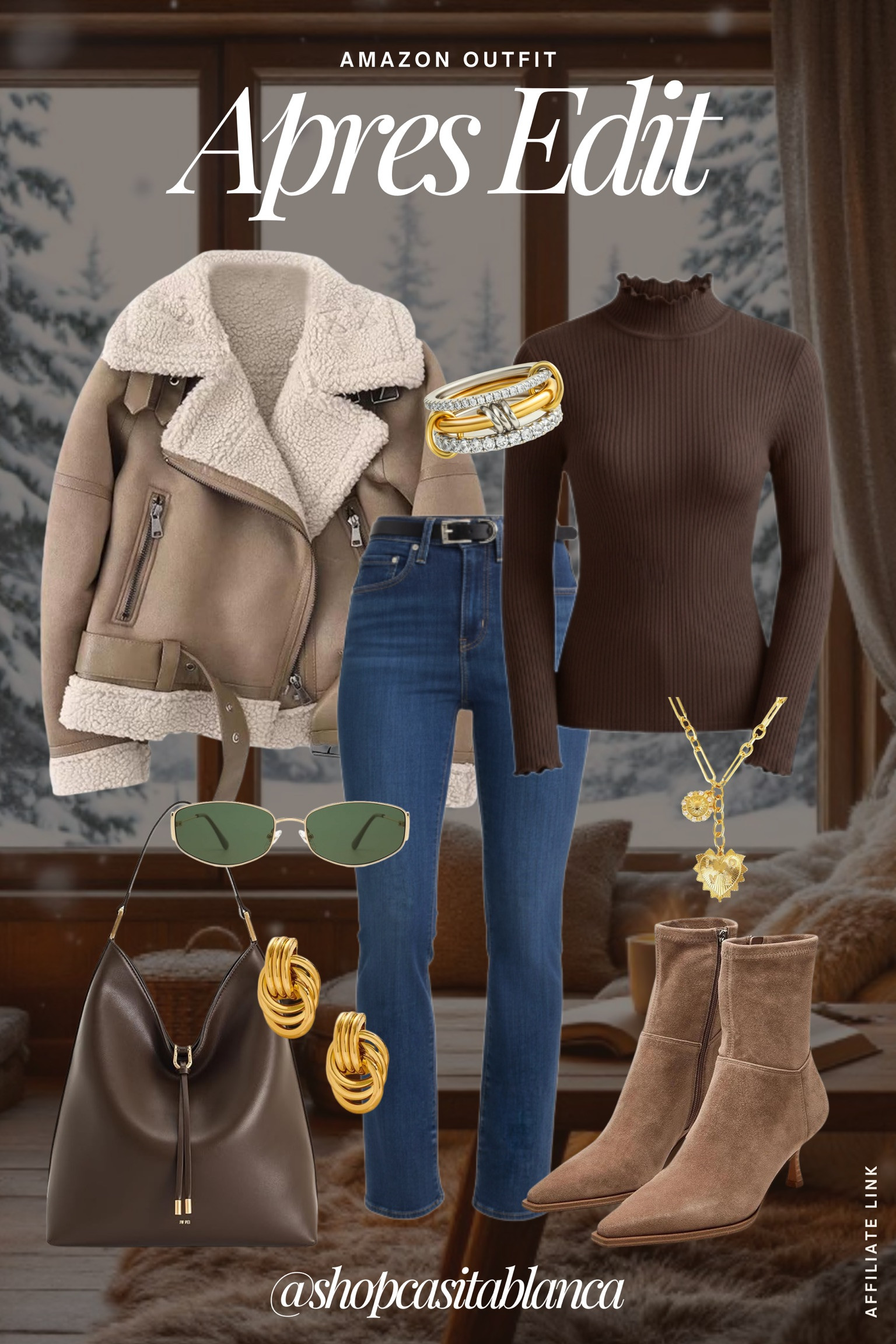Après-ski energy, but make it everyday chic 🤍
This Amazon après edit is all about cozy textures, rich neutrals, and elevated basics that feel effortless but polished. Perfect for cold days, casual plans, and looking put together without trying too hard. ✨

#AmazonOutfit #AmazonStyle #AmazonFashion #WinterStyle #NeutralStyle #LTKFinds #LTKStyle #EverydayOutfits #ClassicStyle 

 #LTKSeasonal #LTKFindsUnder50 #LTKFindsUnder100