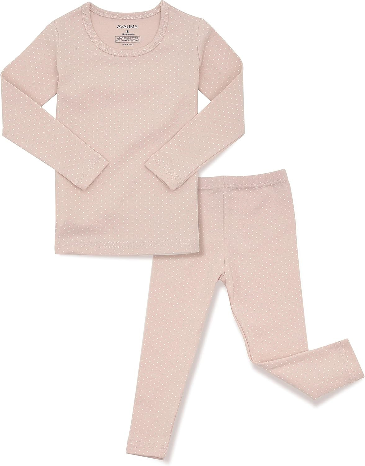 AVAUMA Baby Boys Girls Pajama Set 6M-7T Kids Cute Toddler Snug fit Pattern Design Pjs Cotton Slee... | Amazon (US)