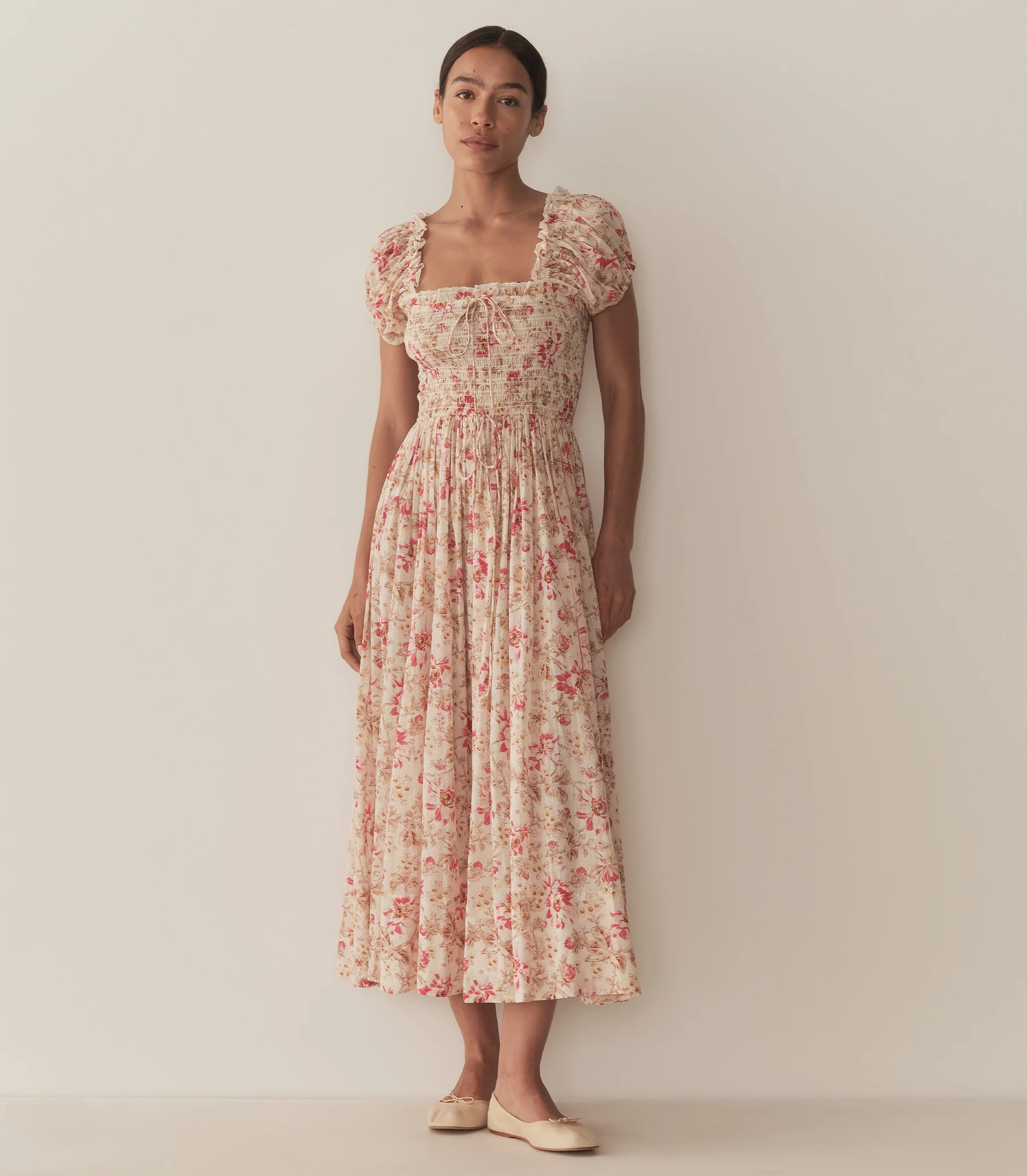 Stanza Dress - Fleurs De Provence | DÔEN | DOEN