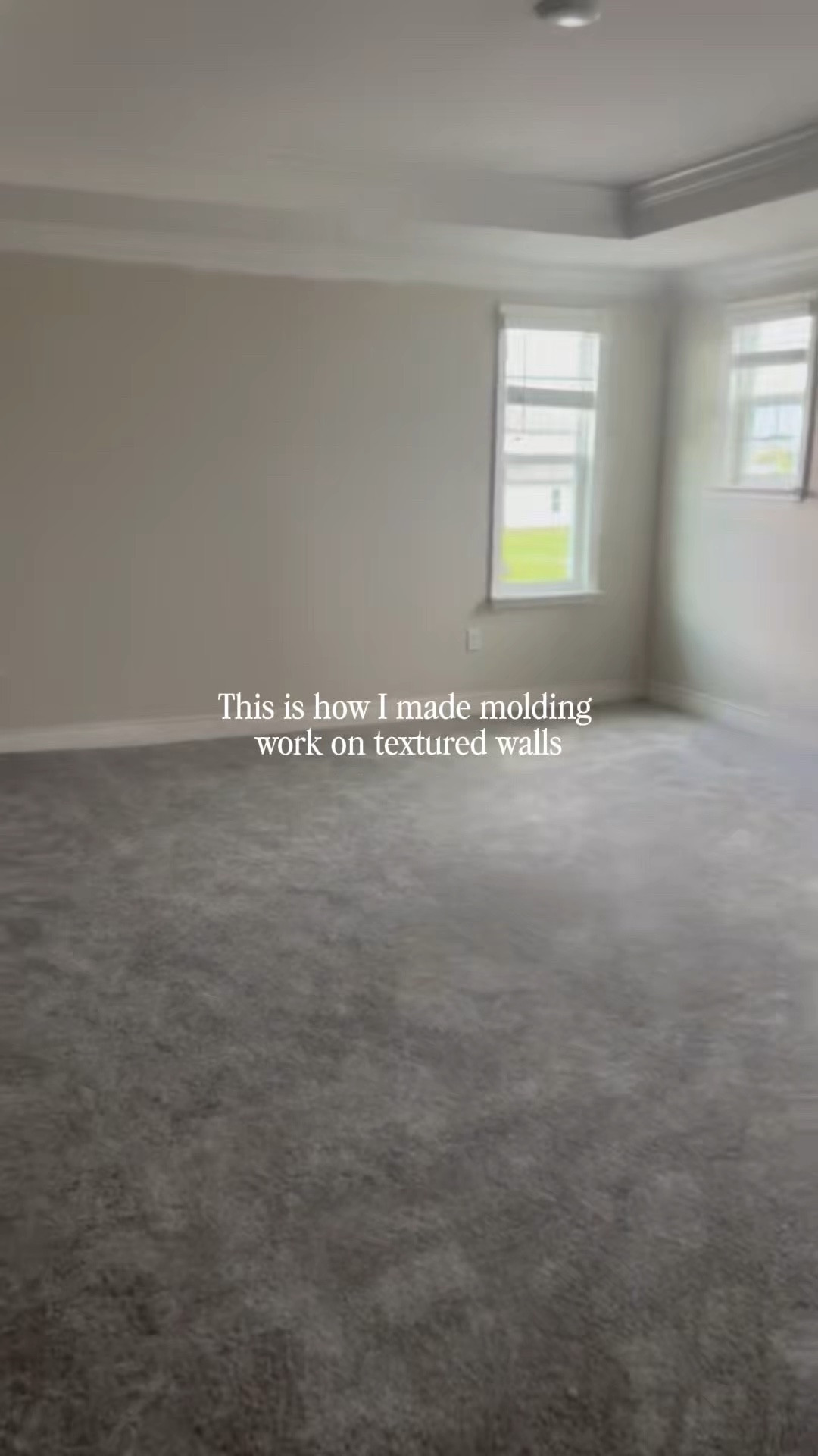 Think textured walls would make this project impossible? peel & stick molding + adhesive caulk ended up being the combo that made it work 🙌🏼

This completely changed the feel of the room without power tools, or replacing drywall. 
The adhesive caulk helped fill the gaps from the wall texture and gave the molding a much cleaner, more secure finish.

If you’ve been wanting to try picture frame molding this is your sign to try it 🤍

Everything I used is linked in my LTK — including the peel & stick molding, adhesive caulk, paint colors, and decor.

#LTKHome