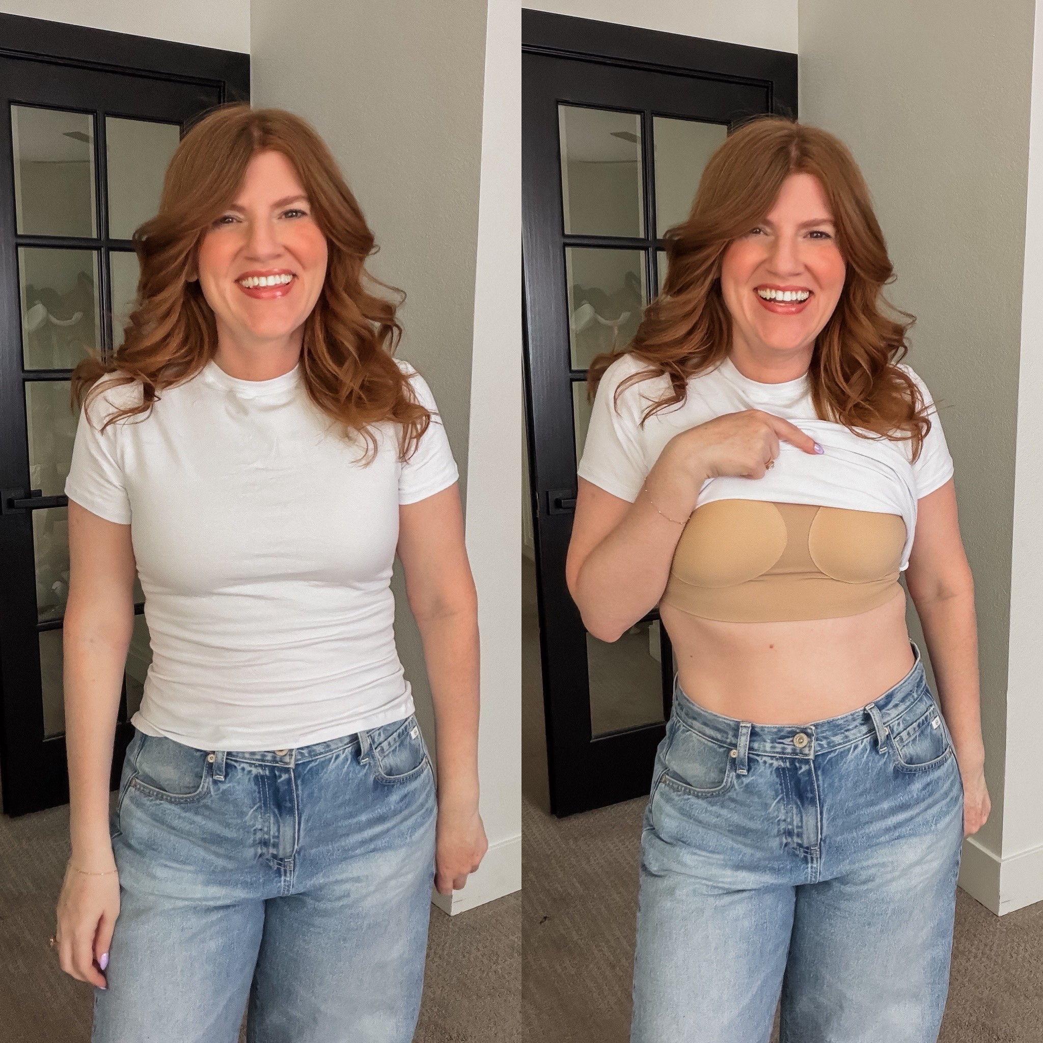 Love this tee with the built in bra. Size medium. 

#LTKSaleAlert #LTKSeasonal #LTKPetite