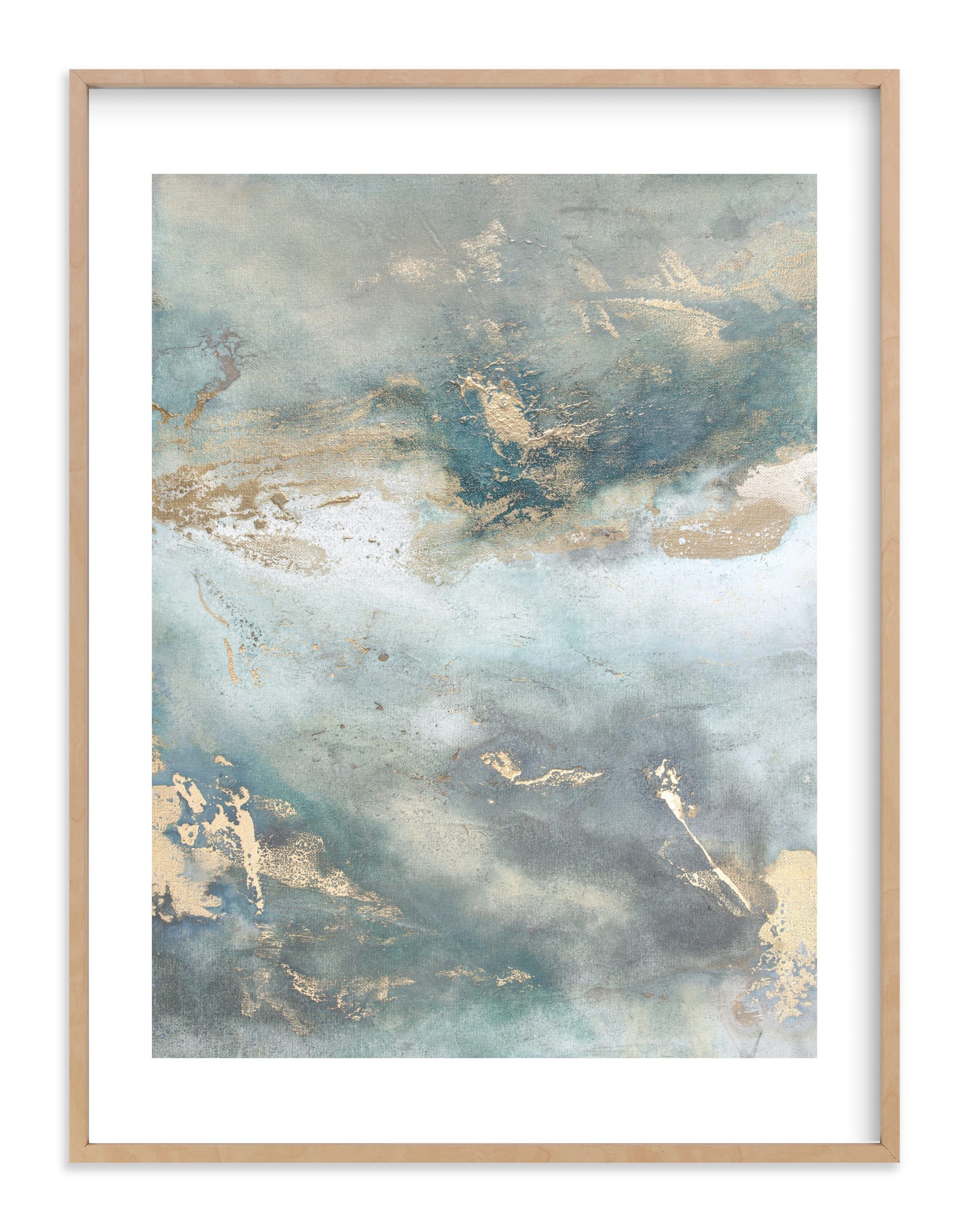 "Luminous Smoke No. 2" - Painting Limited Edition Art Print by Julia Contacessi. | Minted