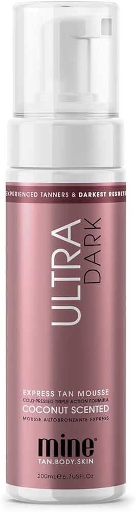 MINETAN BODY.SKIN Ultra Dark Self Tan Mousse - Darkest Bronzed Glow for Experienced Tanners & Dar... | Amazon (US)