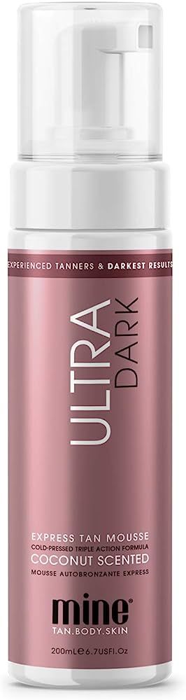 MINETAN BODY.SKIN Ultra Dark Self Tan Mousse - Darkest Bronzed Glow for Experienced Tanners & Dar... | Amazon (US)