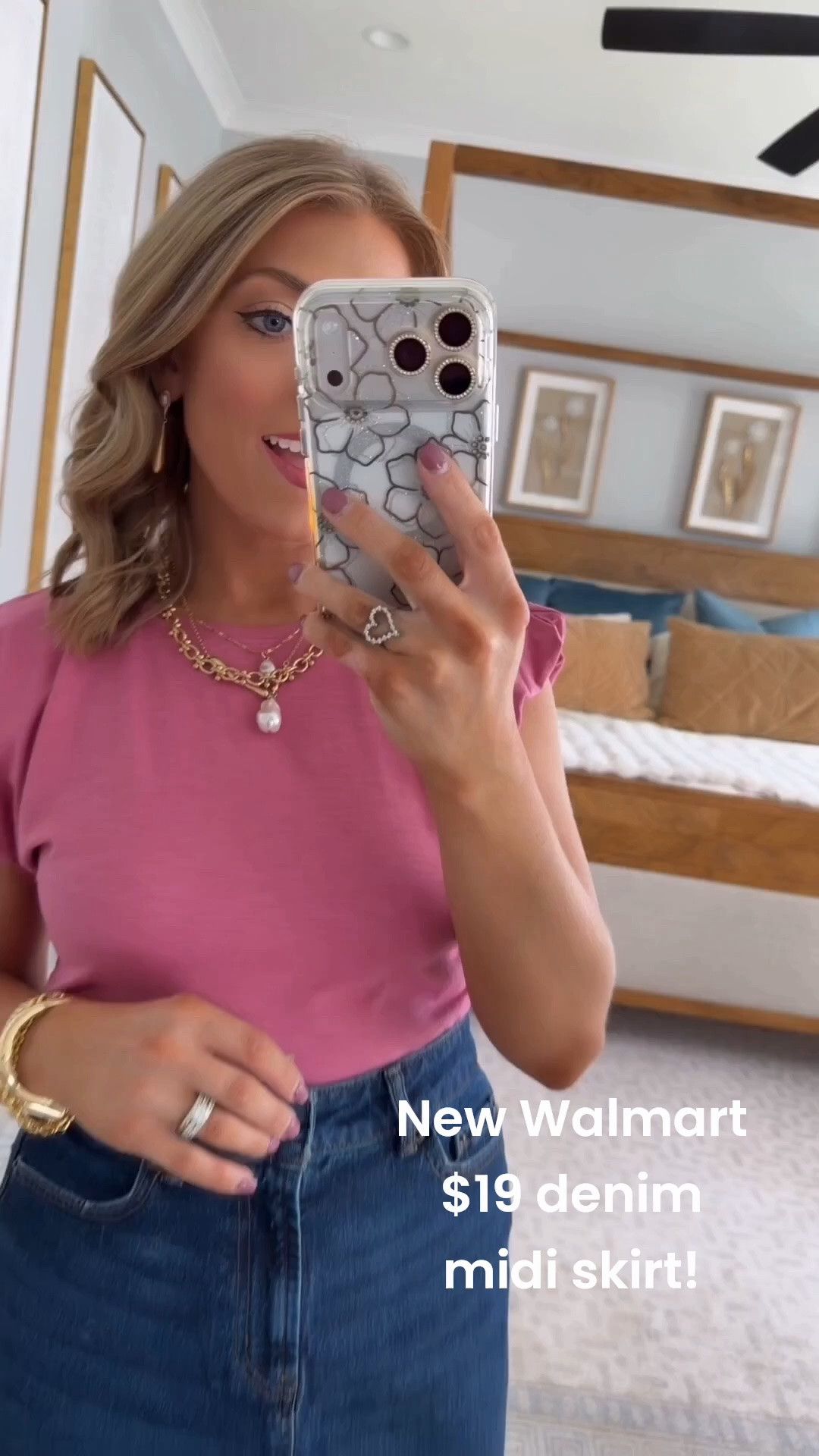 Another Walmart fall outfit I cannot get over! 🤎 This printed puff sleeve top is SO cute tucked into a denim midi skirt, and the western boots make the whole outfit perfect for transitioning into cooler weather. I love finding Walmart fashion pieces that feel current and elevated but are still easy enough to wear every day. Such a cute fall outfit for brunch, dinner, family pictures or a casual day out!

#walmartfashion #walmartfinds #walmartnewarrivals #walmartstyle #fallfashion #falloutfitideas #denimskirt #midiskirt #westernstyle #westernboots #affordablefashion #momstyle #walmartoutfit #everydaystyle #fallstyle

#LTKootd #LTKxWalmart #LTKPetite