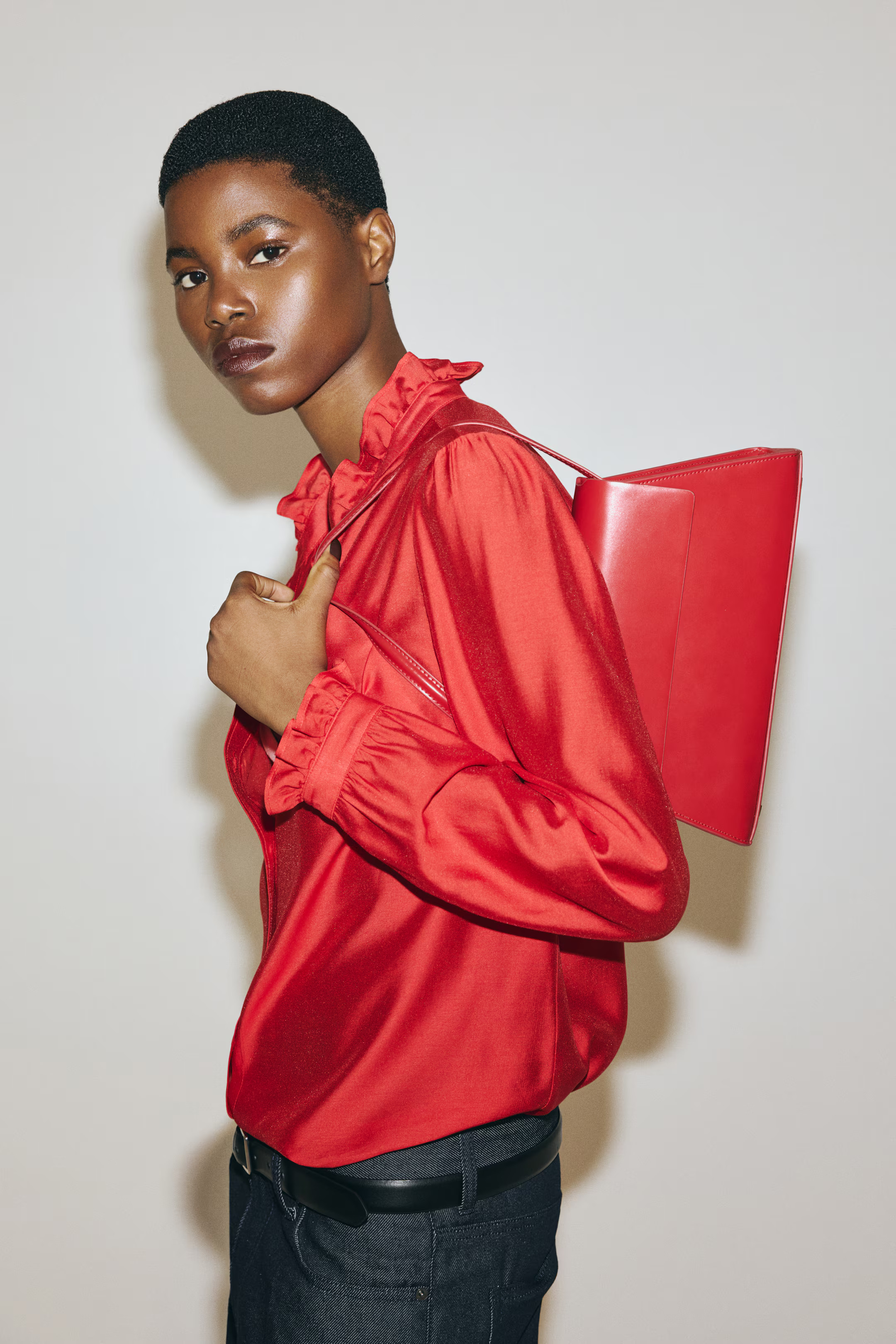 Ruffle-Collar Blouse | H&M (US + CA)