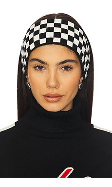 THE UPSIDE Mojo Knit Headband in Check from Revolve.com | Revolve Clothing (Global)