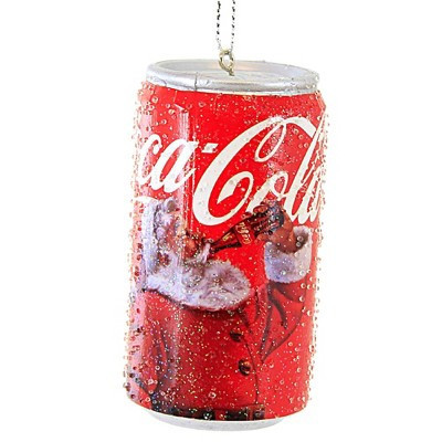 Kurt S. Adler 3.0 Inch Santa Coca-Cola Can Cola Drink Tree Ornaments | Target