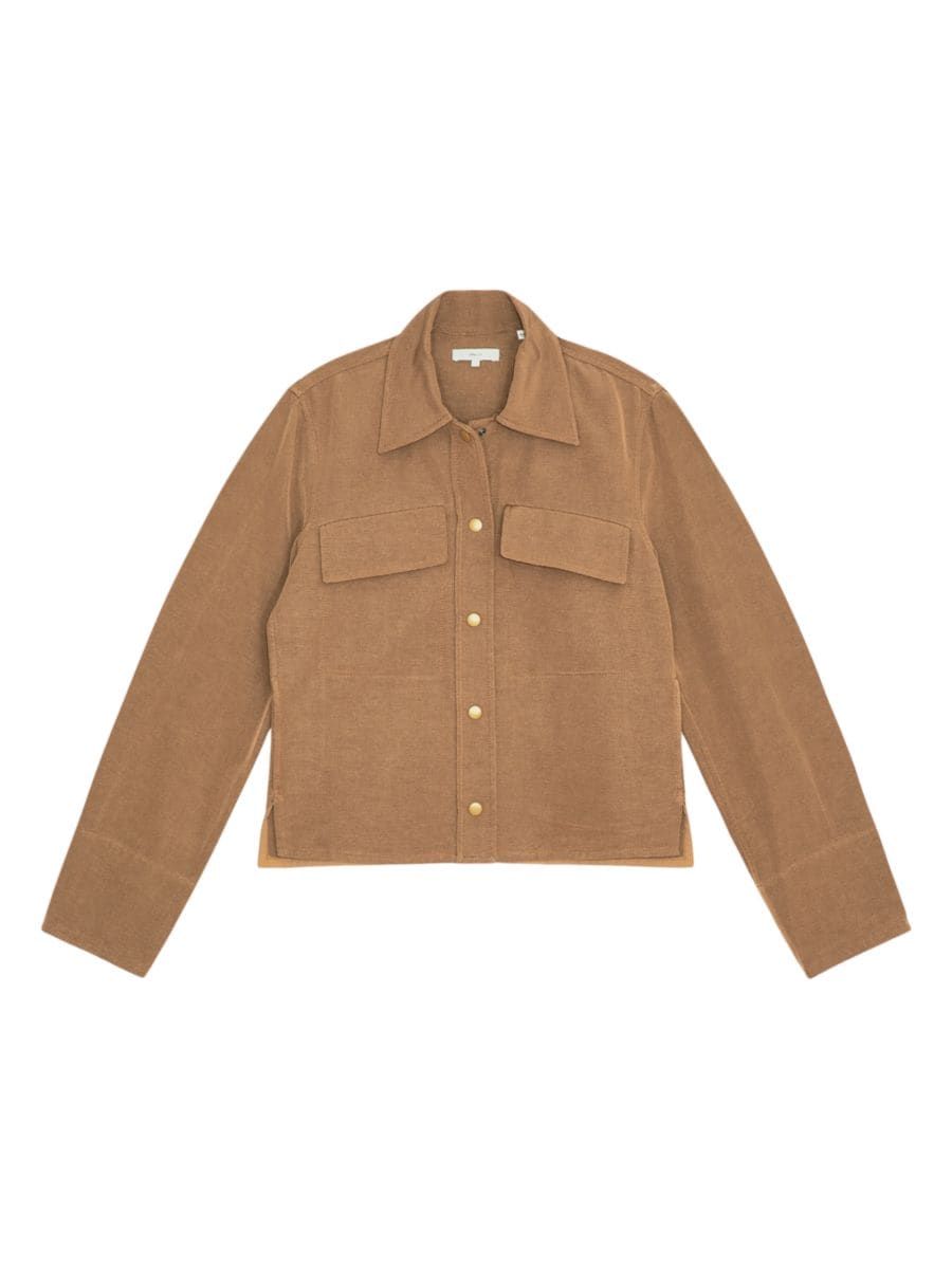 Textured Shirt Jacket | Saks Fifth Avenue
