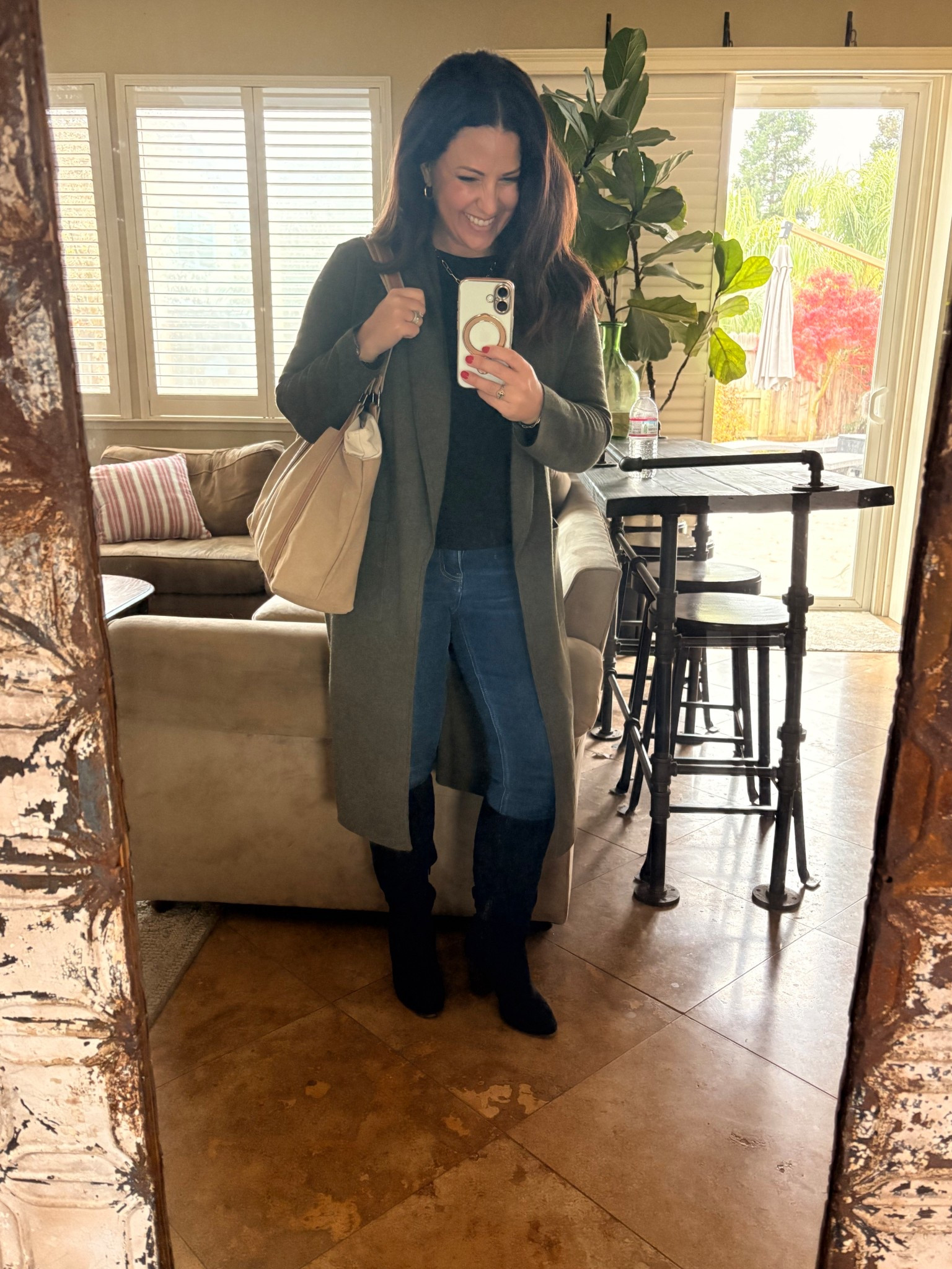 Long cardigan jacket for another cold winter day. 

Teacher life
Winter outfit

#LTKmomlife #LTKOver40 #LTKSeasonal