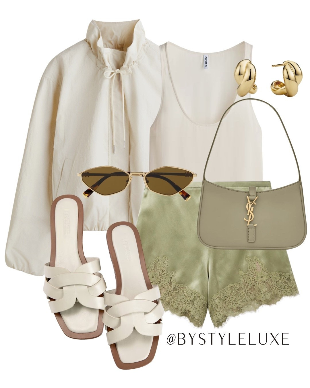 LACE SHORTS - How to style these gorg lace shorts with clean and minimalist neutrals 

#shorts #sandals #jacket

#LTKsummer #LTKspring #LTKeurope