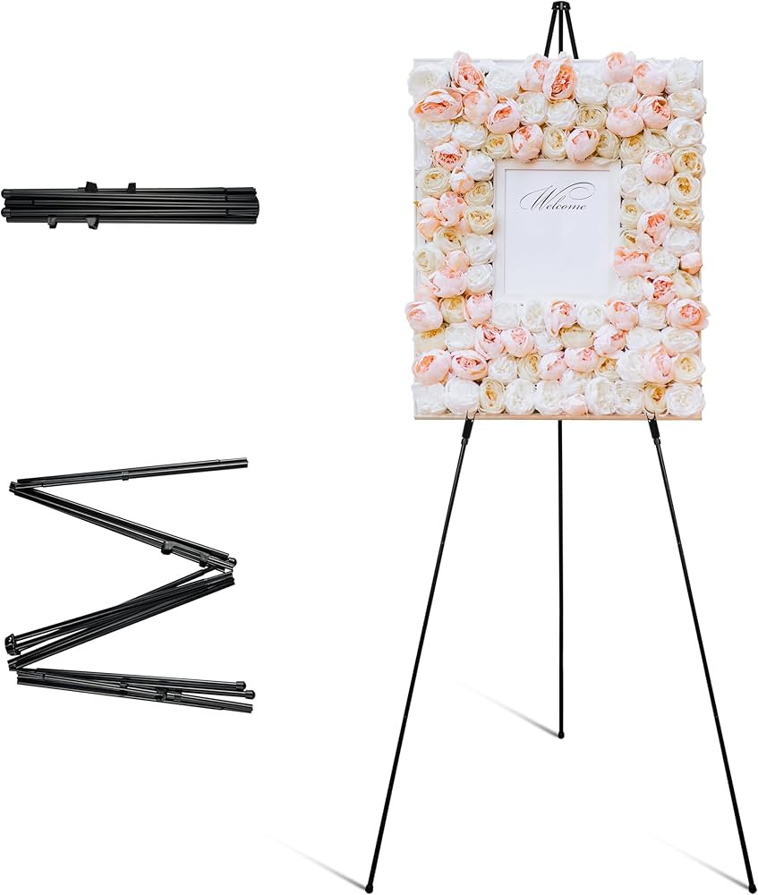 ARTIFY 63" Instant Display Sign Easel Stand, Tripod for Wedding Sign, Posters, Paintings,Canvas a... | Amazon (US)