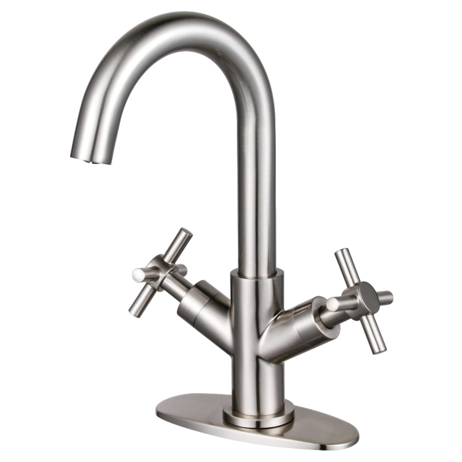 Kingston Brass Concord Two-Handle 1-Hole Deck Mount Bathroom Faucet with Push Pop-Up & Reviews | ... | Wayfair North America