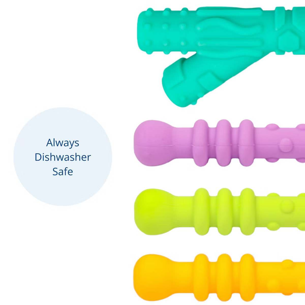 Re-Play Assorted Teether Straws with Cleaning brush - 4pk | Target